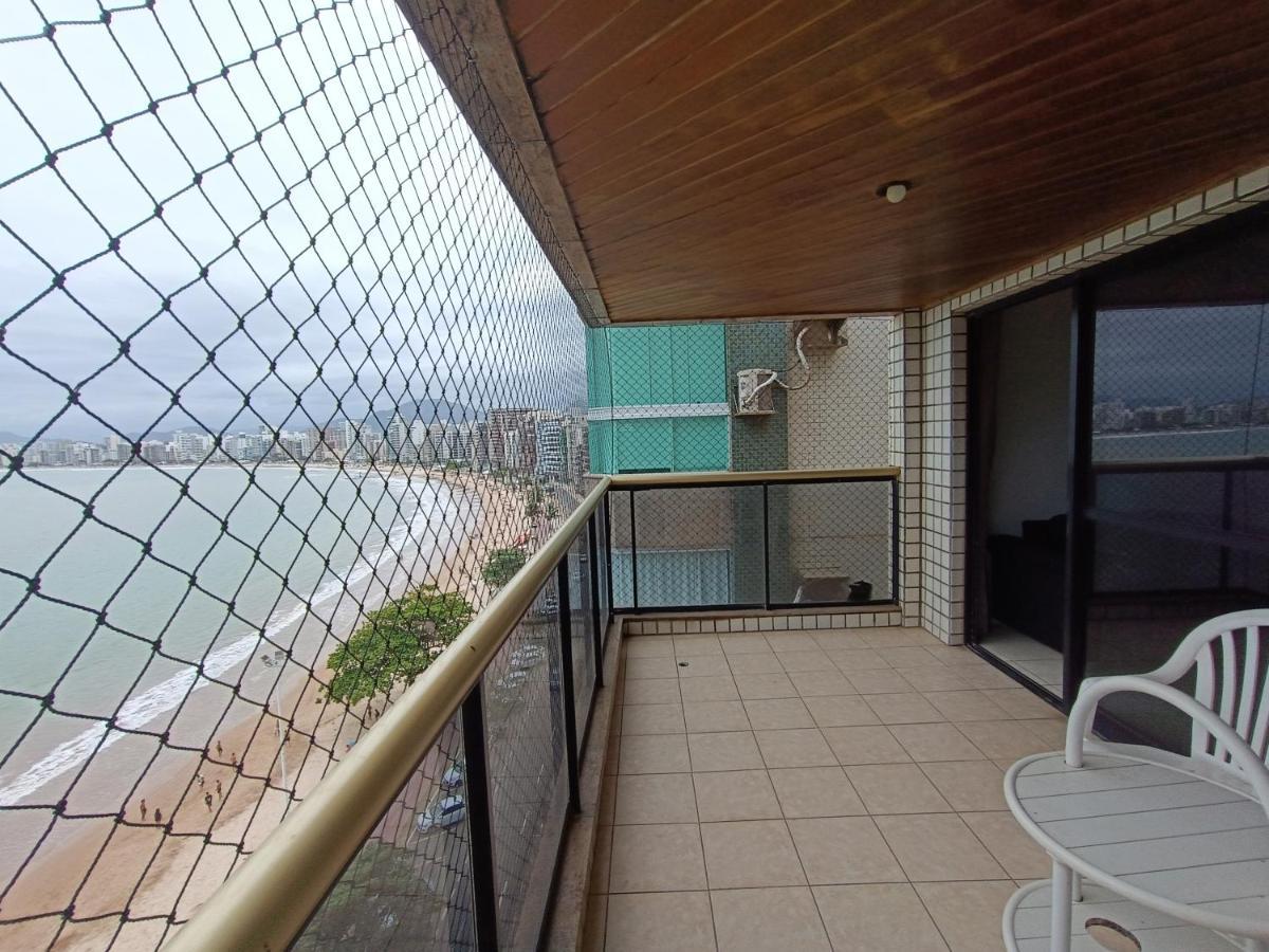 Apt Canto Nobre, Frente Total Para O Mar, 4 Quartos, Vaga De Garagem E Wi Fi 구아라파리 외부 사진